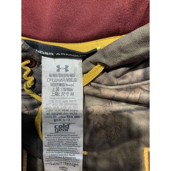 Under Armour Hoodie Men's Medium Break Up Infinity Camouflage Cold Gear - Picture 5 of 7